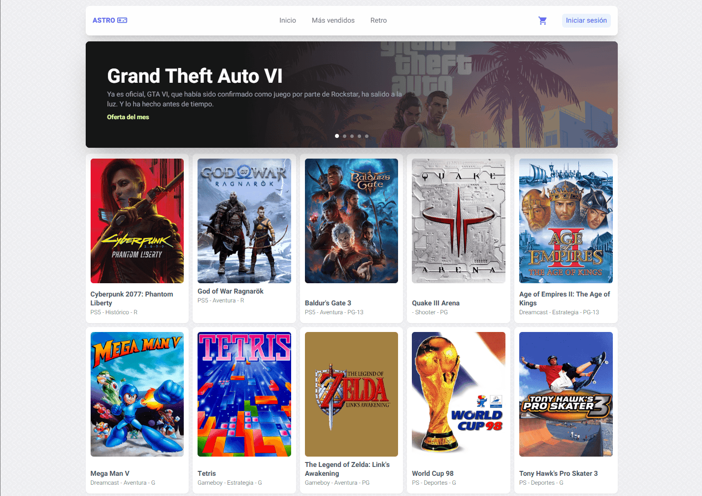 Preview image Astro Store